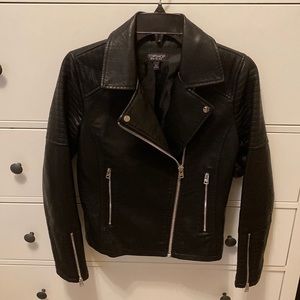 TOPSHOP Motorcycle Leather Jacket